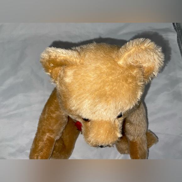 VTG EUC ORIGINAL HERMANN TEDDY BEAR WOOL COTTON JOINTED LIMBS MADE IN W GERMANY - Picture 9 of 13